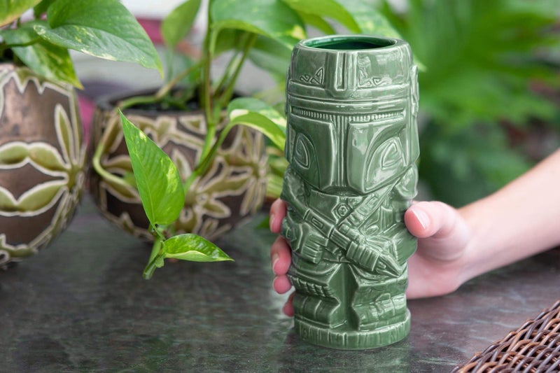 Geeki Tikis Star Wars: The Mandalorian Mando Din Djarin Bounty Hunter Tiki Mug | Official Star Wars: The Mandalorian Collectible Tiki Style Ceramic Cup | Holds 20 Ounces - Image 5